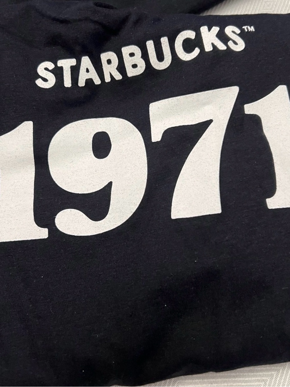 Two Starbucks Black Tees - Mermaid and 1971 - Picture 2 of 2